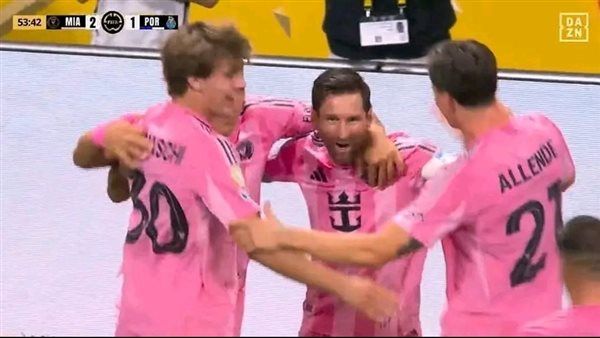 ميسي يقود إنتر ميامي للفوز على بورتو البرتغالي والأهلي فى ذيل المجموعة