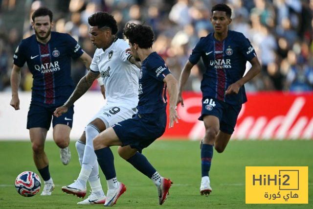 تقييم لاعبي بوتافوغو أمام باريس سان جيرمان في الشوط الأول