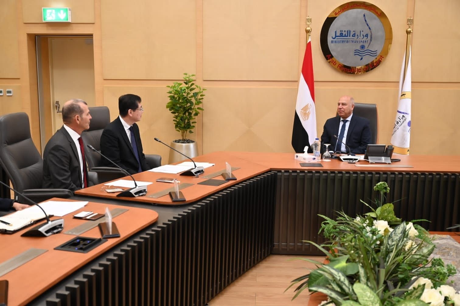 وزير النقل يبحث مع شركة ميتسوبيشي دعم التعاون المشترك في…