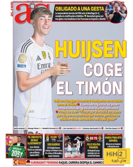 صحيفة تتغزل بـ هويسين – هاي كورة