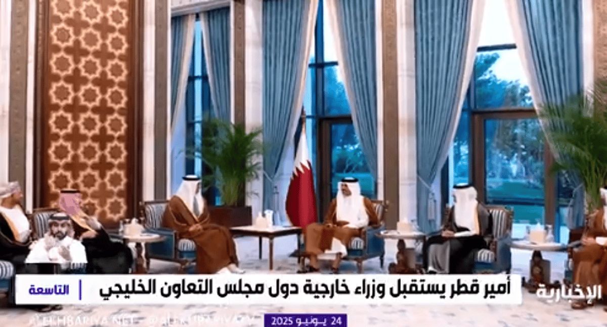 عاجل: أمير قطر يستقبل وزراء خارجية دول مجلس التعاون الخليجي