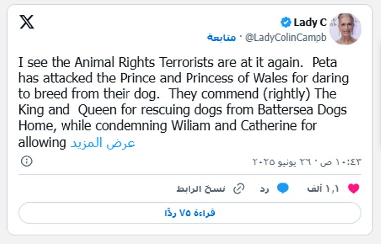 عاجل: انتقاد للأمير ويليام وكيت بسبب إنجاب كلبة العائلة