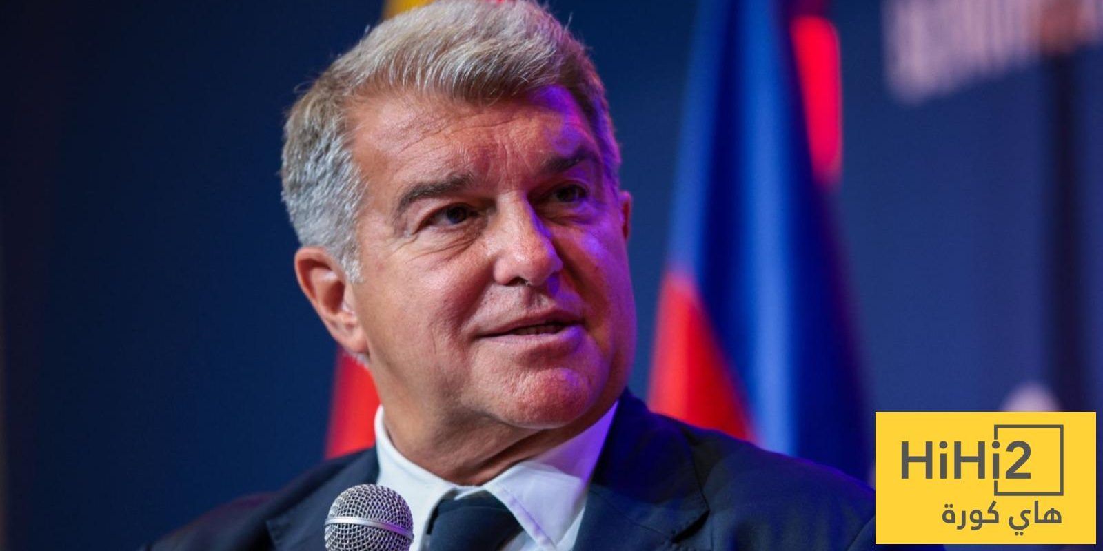 عاجل: لابورتا يوضح الفارق بين برشلونة و ريال مدريد