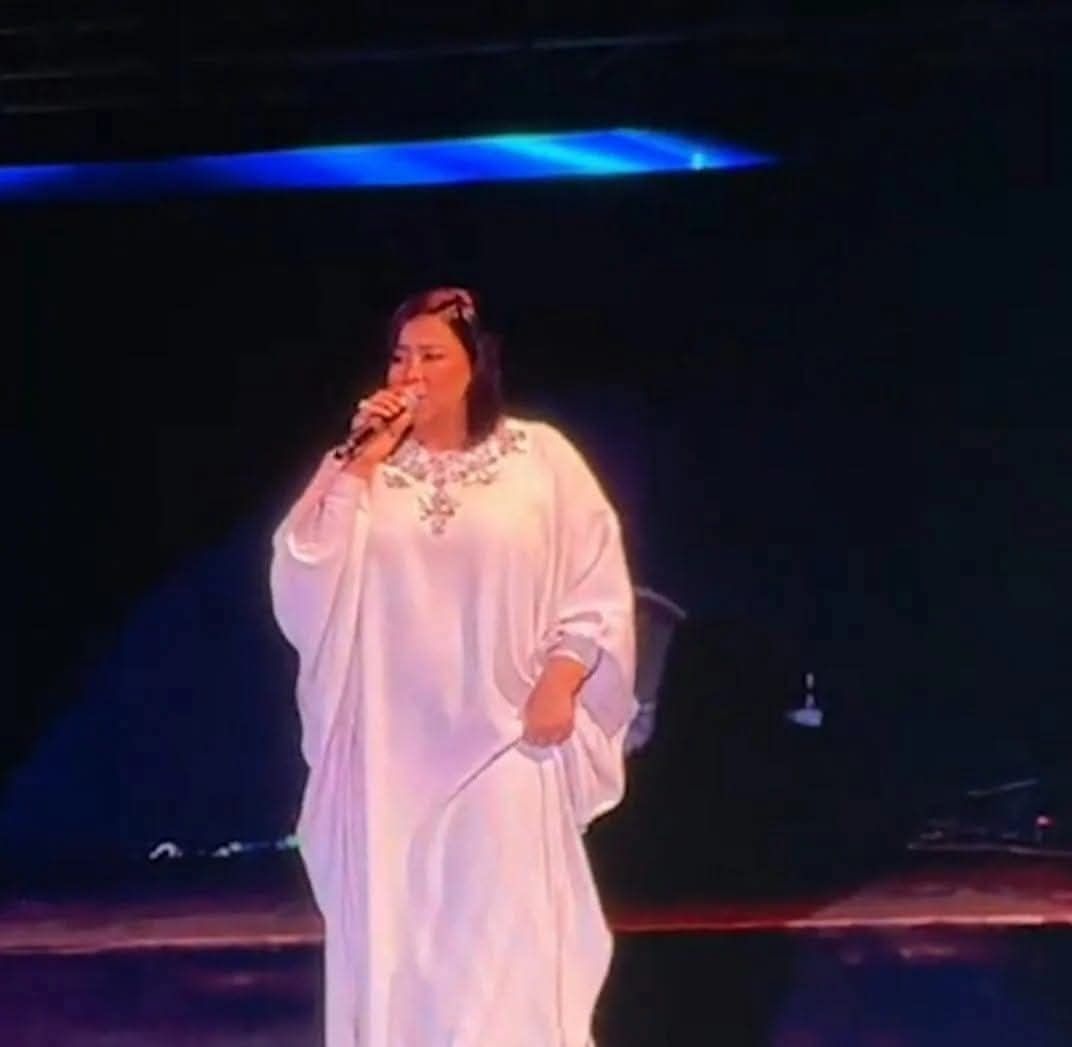 عاجل: بسبب الفستان.. انتقادات واسعة لـ شيرين عبد الوهاب بمهرجان “موازين”