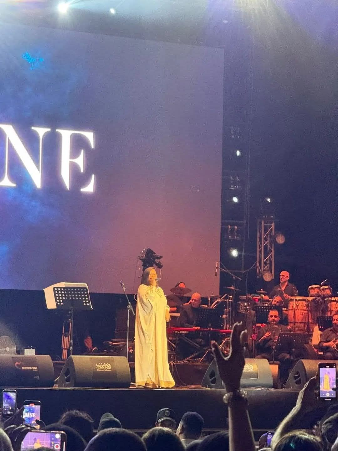 عاجل: بسبب الفستان.. انتقادات واسعة لـ شيرين عبد الوهاب بمهرجان “موازين”