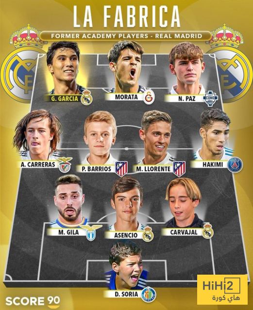 عاجل: تشكيلة نارية لخريجي أكاديمية الريال