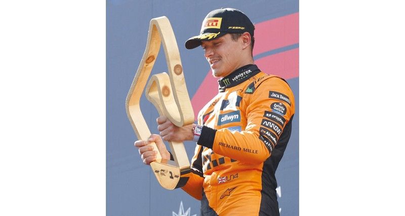 البريطاني نوريس يفوز بسباق جائزة النمسا الكبرى لفومورمولا 1