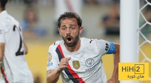 عاجل: أرقام برناردو سيلفا في الشوط الأول ضد الهلال