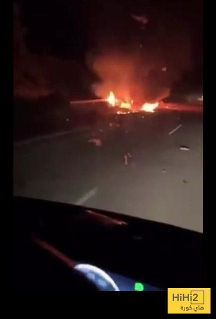 عاجل: صور.. أول لحظات احتراق سيارة غوتا