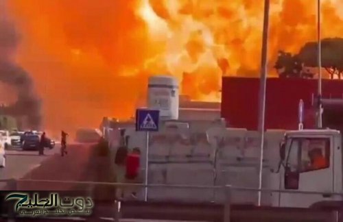 انفجار عنيف بمحطة للوقود شرقي روما .. فيديو
