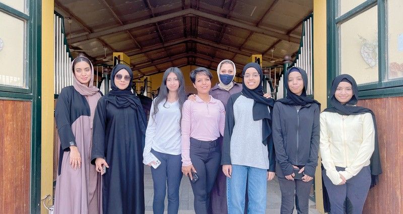 فارسات المركز الأولمبي لتدريب الفروسية فـي دورة تدريبية دولية بالمغرب