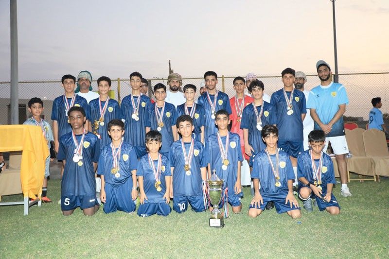 ختام المهرجان الأول للبراعم والأشبال بفريق غضفان بولاية لوى