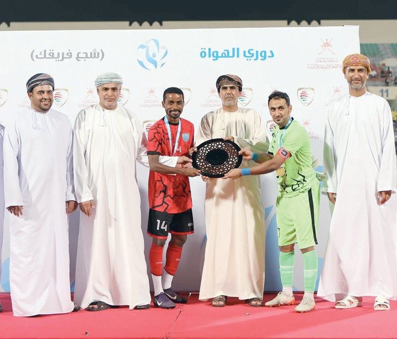 الملدة بطلا لدوري الهواة بمحافظة جنوب الباطنة