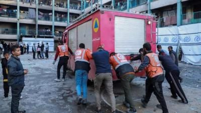 أخبار اليمن : الدفاع المدني بغزة: 60% من مركباتنا توقفت عن العمل