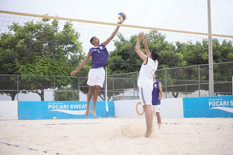 إثارة كبيرة فـي افتتاح منافسة البطولة المدرسية للألعاب الشاطئية