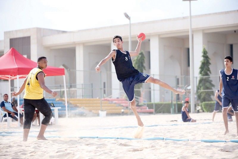 ختام دور المجموعات للبطولة المدرسية للألعاب الشاطئية