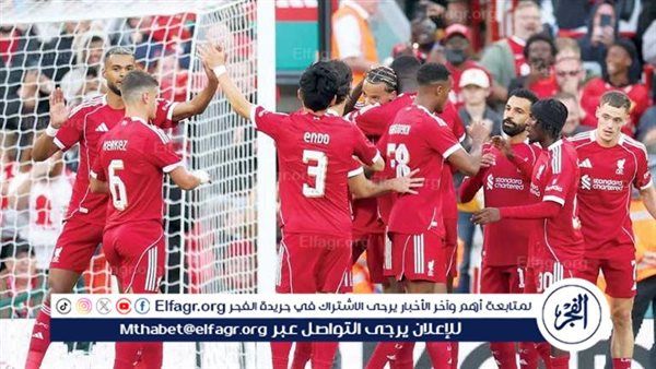 تشكيل ليفربول الرسمي امام بورنموث في الدوري الانجليزي