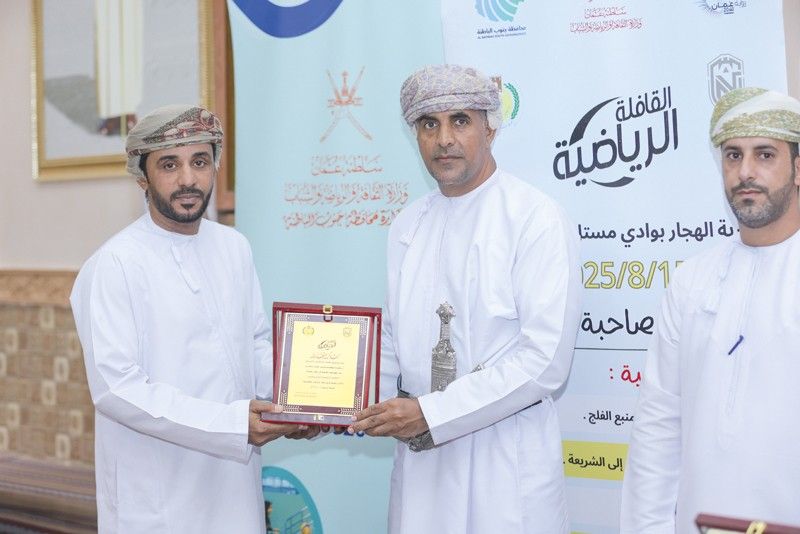 ختام قافلة الهجار الرياضية بوادي مستل بنخل