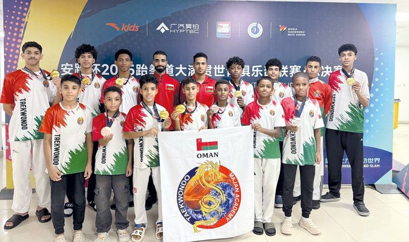 أكاديمية مجان للتايكواندو تصنع التاريخ الأول لتكون أول نادٍ عربي يحصد 7 ذهبيات فـي بطولة الجائزة الكبرى بالصين