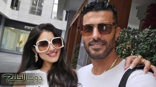 مي عمر تفاجئ محمد سامي بهدية فاخرة .. صور
