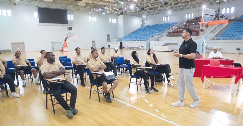 تفاعل كبير فـي الحلقة التدريبية لمراكز إعداد مدربي السلة