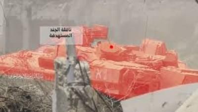 تدمير آلية عسكرية صهيوني جنوب غزة