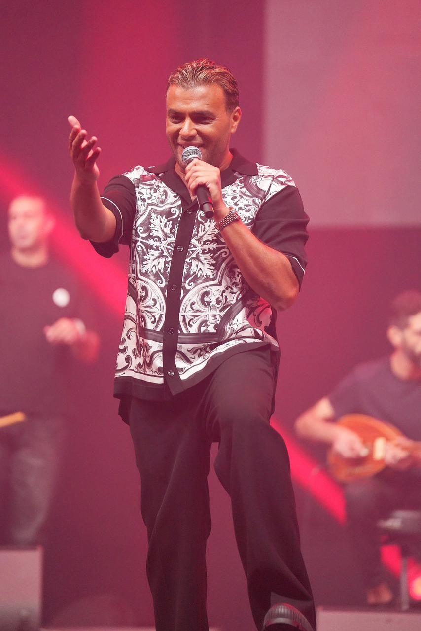 رامي صبري يخطف الأنظار فى دبي بأضخم حضور جماهيري لأبناء الخليج العربي