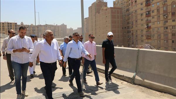 محافظ الجيزة يشهد التشغيل التجريبي لوصلة محور عمرو بن العاص لربط الطريق الدائري الشمالي بالجنوبي
