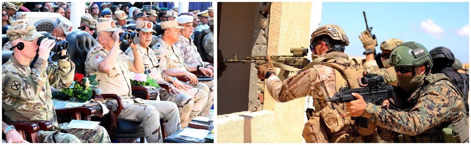 الفريق أحمد خليفة يشهد تنفيذ أحد الأنشطة التدريبية الرئيسية بـ"النجم الساطع"