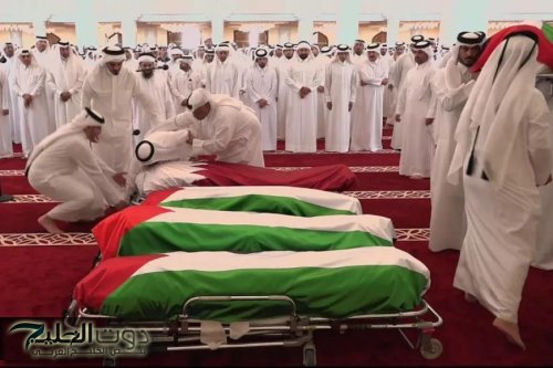 بدء مراسم تشييع شهداء عدوان الاحتلال على الدوحة