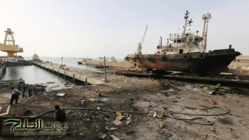 ضربات إسرائيلية على ميناء الحديدة في غرب اليمن