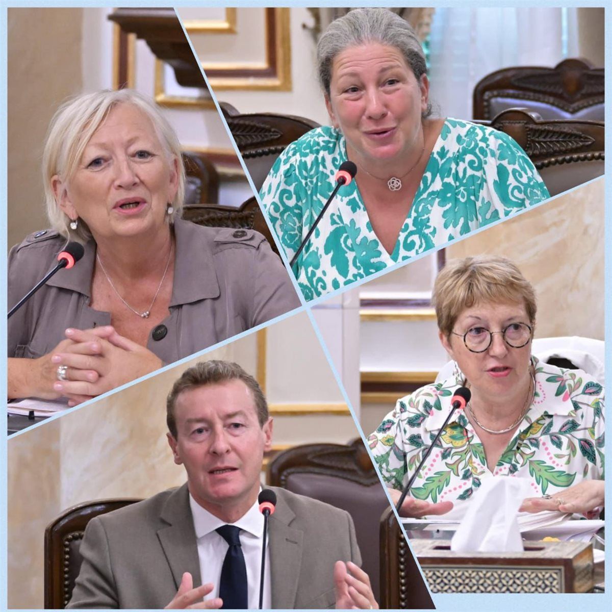 رئيس جامعة القاهرة يلتقى وفد لجنة الثقافة والتعليم والاتصال والرياضة بمجلس الشيوخ الفرنسى.