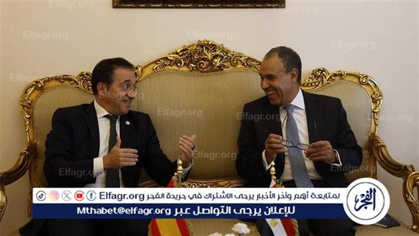 وزير الخارجية يلتقى مع نظيره الإسباني