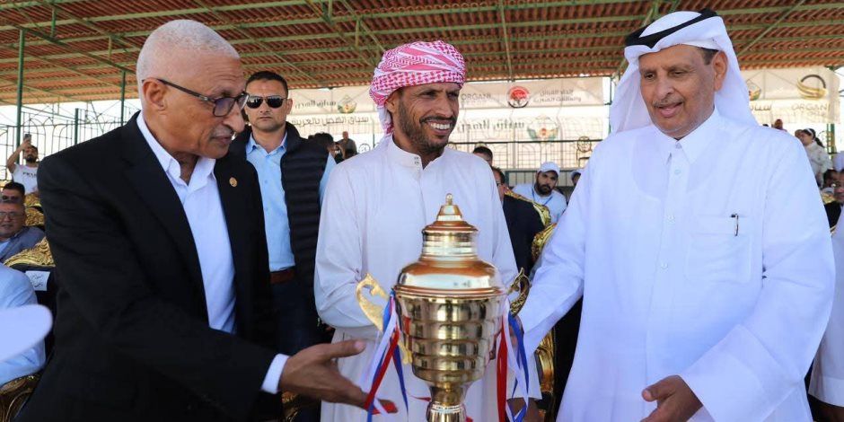 بمشاركة 400 هجين تمثل 5 محافظات.. مهرجان الهجن يختتم فعالياته بالعريش لجانب معارض للصقور والأزياء والتراث (صور)