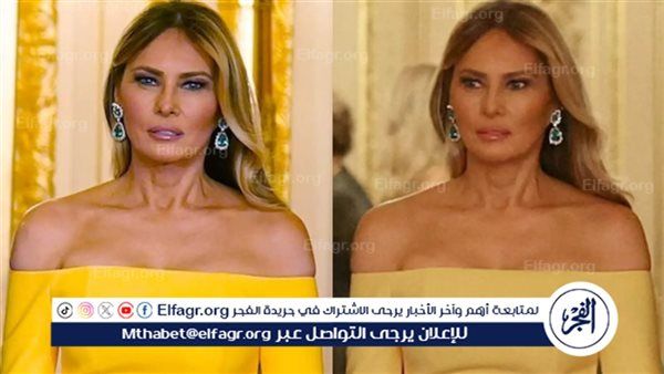 فستان ميلانيا ترامب يعيد جدل "ألوان الفستان" الشهير إلى الواجهة