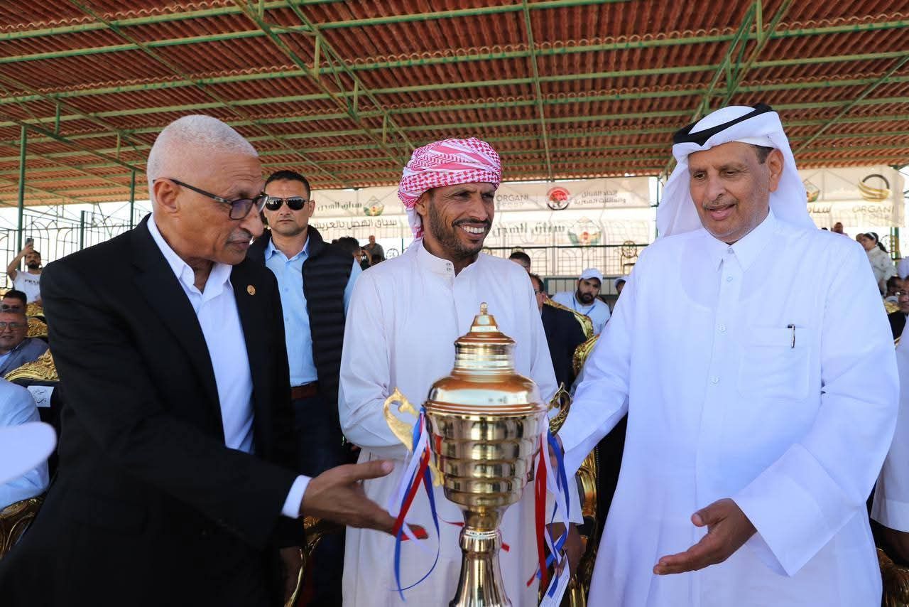 بمشاركة 400 هجين تمثل 5 محافظات.. مهرجان الهجن يختتم فعالياته بالعريش لجانب معارض للصقور والأزياء والتراث (صور)