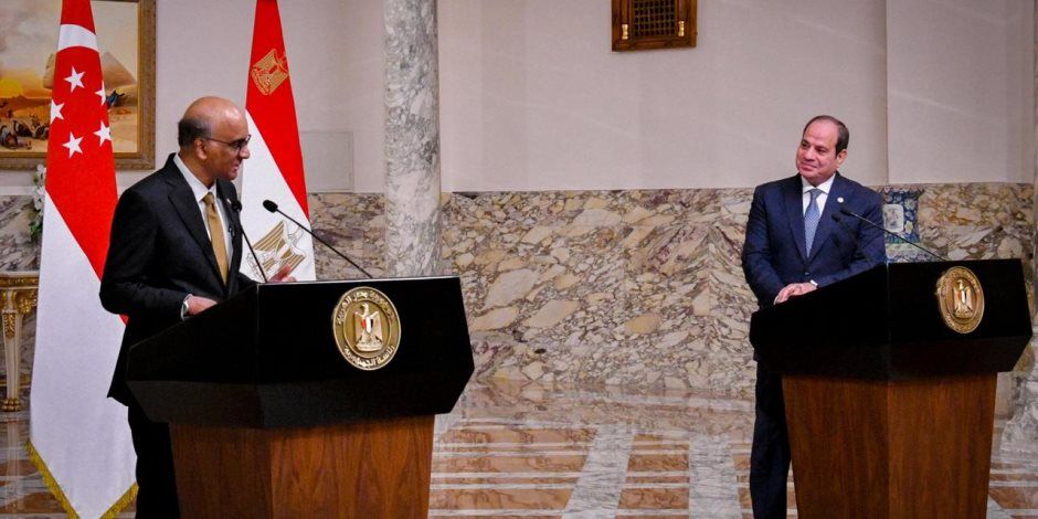 رئيس سنغافورة يوجه الدعوة إلى الرئيس السيسى لزيارة بلاده العام المقبل