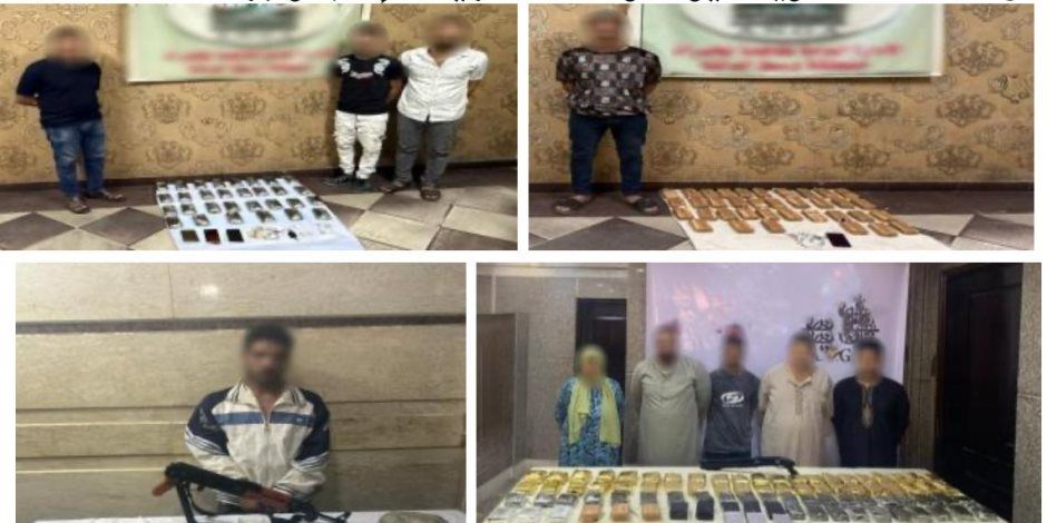 ضبط عناصر بؤر إجرامية من جالبى ومتجرى المواد المخدرة والأسلحة النارية غير المرخصة ومصرع عنصرين جنائيين شديدى الخطورة عقب تبادل إطلاق النيران مع قوات الشرطة بالشرقية والأقصر