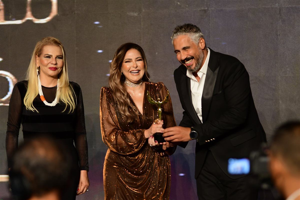 لقطات من حفل تكريم النجوم في الدورة الـ 16 بمهرجان الفضائيات العريية