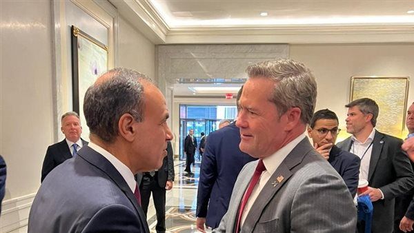 وزير الخارجية يلتقي المندوب الدائم الأمريكي لدى الأمم المتحدة