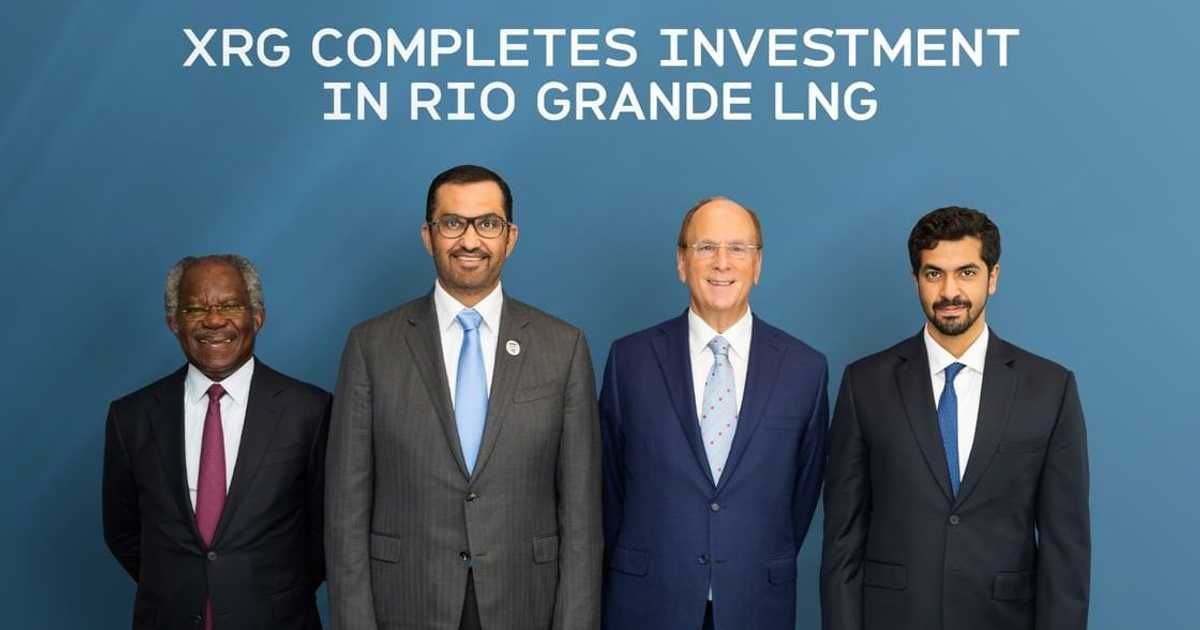 العالم اليوم - "XRG" تستكمل صفقة "ريو غراندي" للغاز الطبيعي المسال