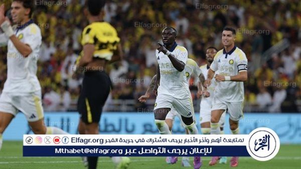 بثنائية ماني ورونالدو.. النصر يتقدم على الاتحاد في الشوط الأول من الكلاسيكو الملتهب