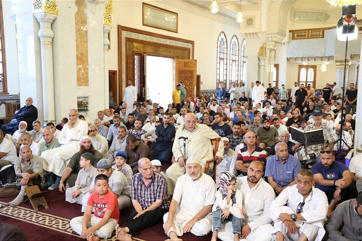 وزير الأوقاف يشهد صلاة الجمعة "بمسجد الرحمن الرحيم" ويفتتح مكتبة الراوي للعلوم العقلية