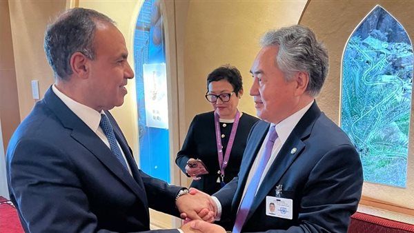 وزير الخارجية والهجرة يلتقي وزير خارجية قرغيزستان على هامش الجمعية العامة للأمم المُتحدة