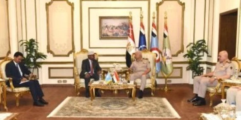 الفريق أول عبد المجيد صقر يلتقى وزير الدفاع الصومالي