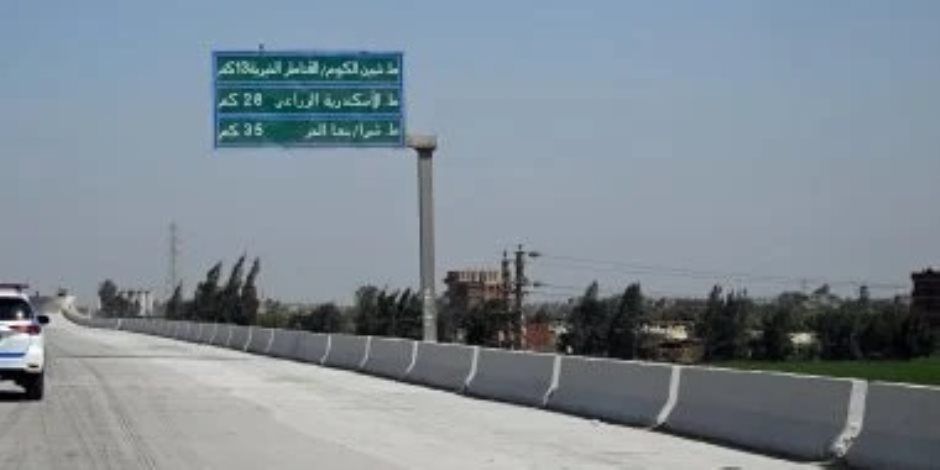 رئيس الوزراء يفتتح المحور المرورى الجديد لمدخل شبين الكوم