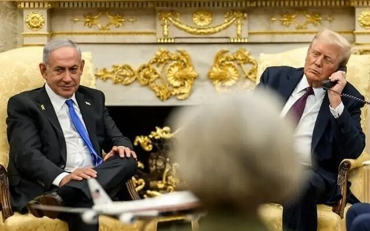 عاجل- بالصور البيت الأبيض ينشر لقطات من اعتذار نتنياهو لقطر بحضور ترامب