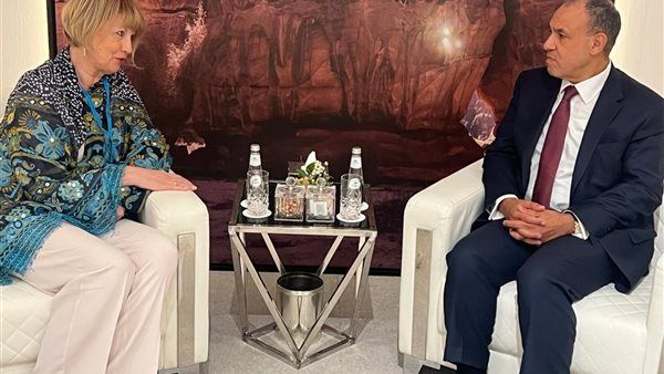وزير الخارجية يلتقي السفيرة هيلجا ماريا شميد نائبة رئيس مؤسسة مؤتمر ميونخ للأمن