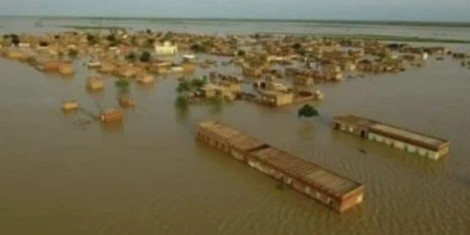 الفيضان يتسبب في تحويل مدن سودانية لجرز عائمة .. فيديو