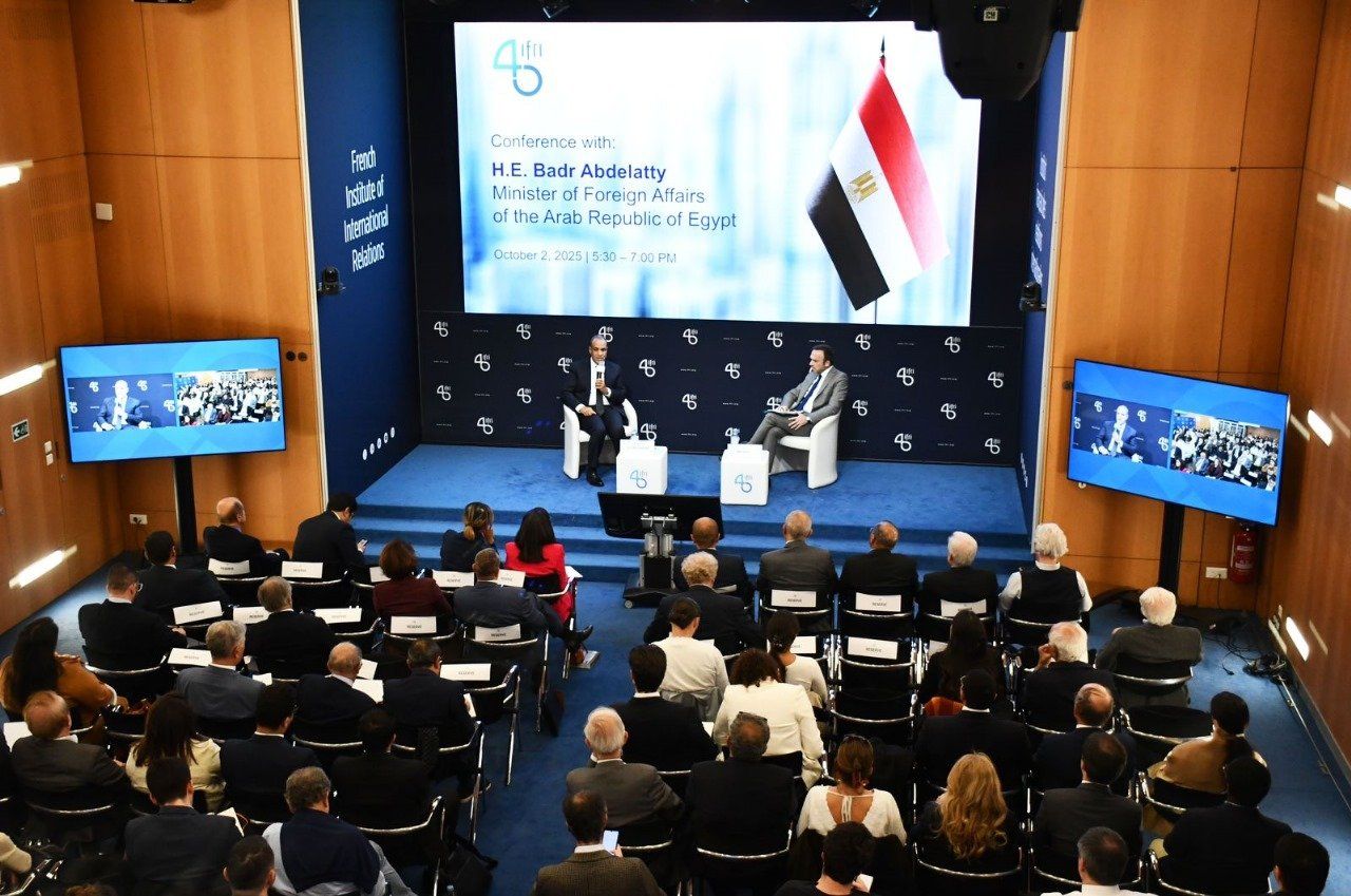 وزير الخارجية يؤكد ضرورة الانسحاب الاسرائيلى الكامل من غزة.. صور